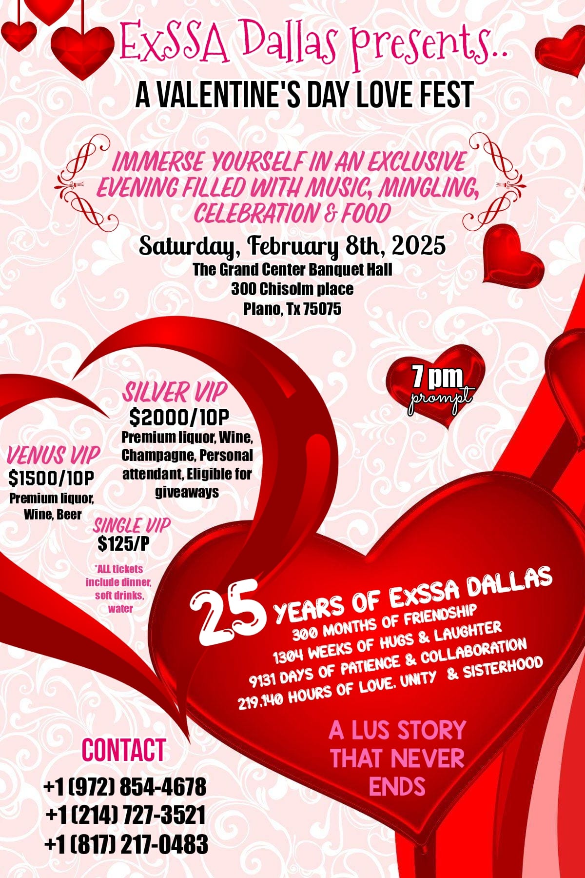 ExSSA Dallas 22nd Annual Valentine's Day Gala
