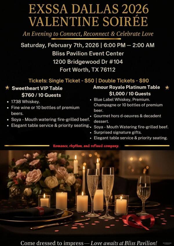 ExSSA Dallas 2026-Valentine Soiree