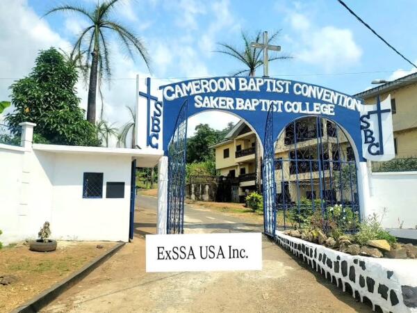 The renovation of the main gate and perimeter fence at Saker Baptist College, Limbe.